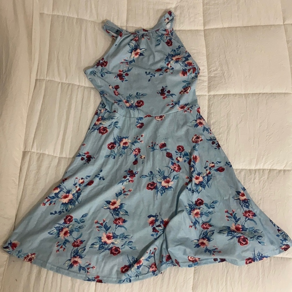 Light blue floral sundress